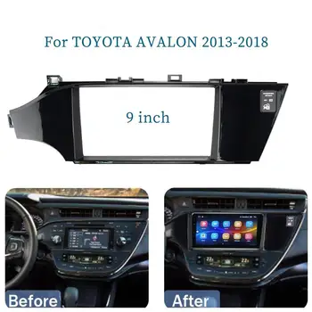 9-Инчов Автомобилен Рамка, Престилка Адаптер Canbus Box Декодер Android Радио Аудио Таблото Комплект За Toyota Avalon 2009-2013