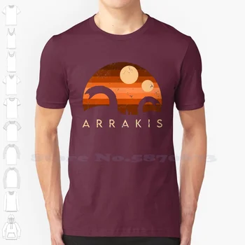 Arrakis V2 (възраст) Години Забавна Тениска За Мъже И Жени Atreides Harkonnen Scifi Научно-фантастичен Роман Книга, Филми, Кино