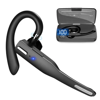 Bluetooth слушалка с два микрофона намаляване на шума V5.0 Bluetooth слушалка Слушалки за шофьори Машинен офис