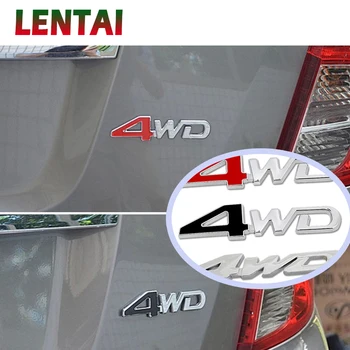 OVERE 1БР Auto 3D Метален стикер 4WD 4X4 за Audi A4 B8 B6 VW Passat B5 B7 Skoda Octavia A5 A7 Renault Megane 2 3