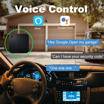 Безжичен ключ гаражни врати, интелигентно приложение на Hristo Wifi, дистанционно управление Безжичен контролер, работа с Алекса Google Home