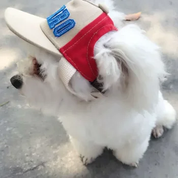 Бейзболна шапка за кучета с надпис 