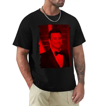 Джими Kimmel тениска с известни личности, тениска с аниме, ново издание, тениска, дрехи kawaii, риза с домашен любимец принтом за момчета, мъжки ризи