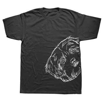 Забавна малтийски куче е забавна тениска за любителите на домашни животни, градинска облекло от памук с графичен дизайн, Подаръци за рожден ден с къс ръкав, Лятна тениска, мъжки дрехи