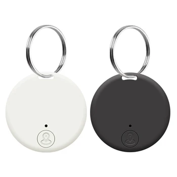 Мини GPS тракер Безжична Bluetooth 5.0 Устройство за защита от загуба на Смарт локатор Пет Key Портфейла Следи с ринг за ключове
