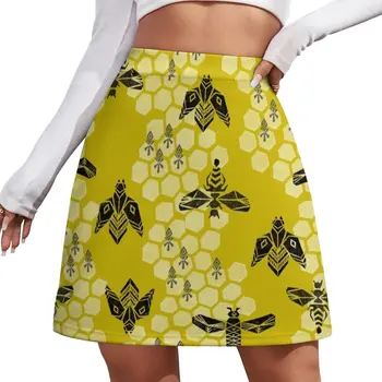 Мини полата Honeycombs от Andrea Lauren, пола за момичета, модни корейски дрехи, скъпа пола, комплект прагове