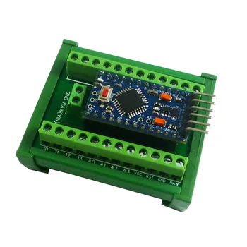 модул на адаптера за монтаж на din-шина за arduino pro mini board промишлени контролери направи си сам 