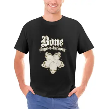 Мъжки ежедневни ризи Bone Бандити N Harmony, модни тениски с къс ръкав (1)