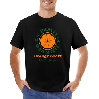 Нашият флаг означава смърт - тениска La Familia Jimenez Orange Grove, корейски модни тениски за мъже от памук