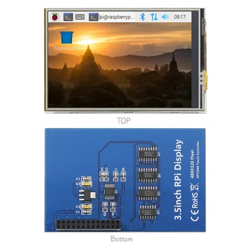 Нов 3,5-инчов TFT-дисплей за Raspberry Pi 2 Type B LCD Сензорен екран + сензорна писалка