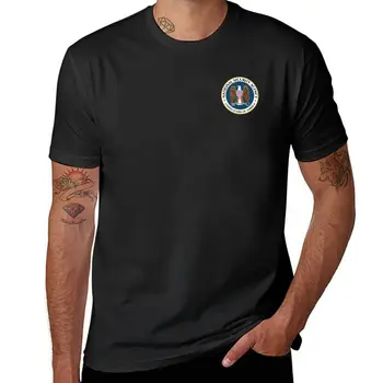 Нова тениска на Агенцията за НАЦИОНАЛНА сигурност на САЩ за момчета, тениска с домашен любимец принтом, изработена по поръчка на тениска, за мъже реколта тениски