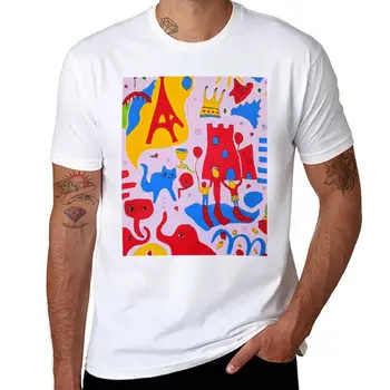 Нови тениски Elephants in Paris, естетична облекло, тениски по поръчка, тениски за мъже