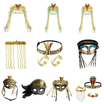 Прическа за cosplay, под формата на струпвания на Египетски Змии за момичета, Готическия Панделка за коса, Аксесоари, Директен доставка
