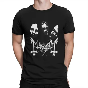 Специална тениска Mayhem, ежедневни тениска на норвежката група Mayhems, топла разпродажба, тениска, за мъже и жени