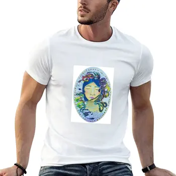 Тениска Medusa, летни дрехи, реколта дрехи, прилепнали тениски за мъже