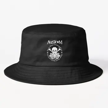 Логото на Alestorm, Нова Pirate Метална Шапка-Кофа За Пиене, Однотонная Мъжки Евтина Шапка За Жени В стил Хип-Хоп, Летни Ежедневни Спортни Модни Шапки